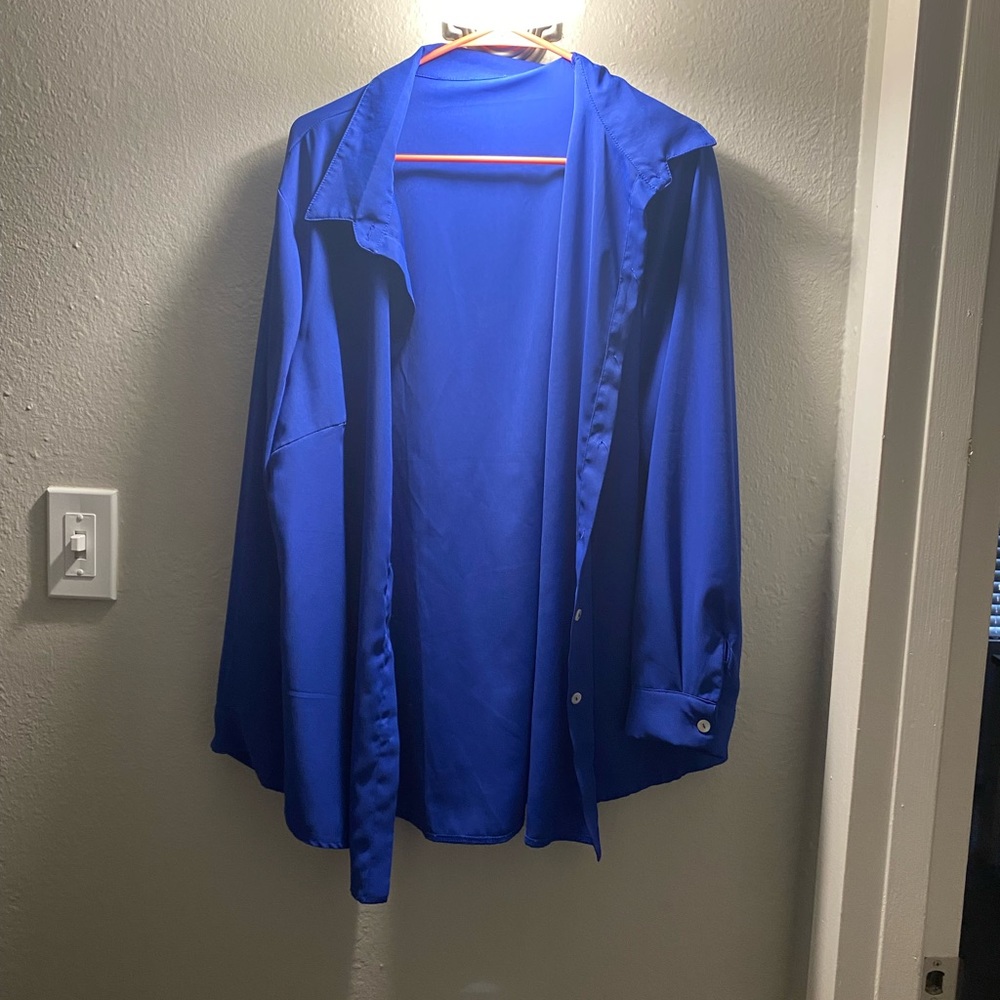 Royal Blue Button Down